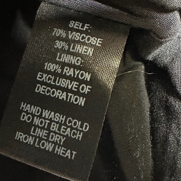 Lulus Black Off Shoulder Ruffle Cropped Puff Sleeve Top‎ Womens Size Small - Picture 5 of 10